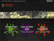 Tablet Screenshot of megaplaypaintball.com.br